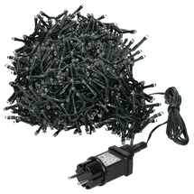 ECD Germany LED-Lichterkette Cluster 20 m Grün