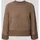 Opus Strickpullover mit gerippten Abschlüssen Modell PENNAN Mittelbraun, 42