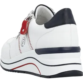 remonte Sneaker Damen Weiß/Blau 37