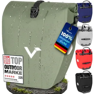Valkental Gepäckträgertasche 20L grün