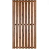 Andrewex Sichtschutzzaun-Element Quadra 90 cm x 180 cm Natur Lackiert