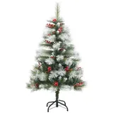 vidaXL Künstlicher Weihnachtsbaum Klappbar mit Zapfen & Beeren 150 cm Modell 2