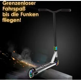 Kesser KESSER® Stunt Scooter X-Limit-Pro 360° Lenkung Funscooter Stuntscooter mit Ständer ABEC 9 Kugellagern, 110 mm PU Räder , Kickscooter Tretroller Cityroller Trick Roller für Kinder Erwachsene