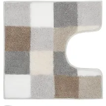 KLEINE WOLKE Caro Beige 55 x 55 cm mit Ausschnitt