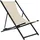 Beliani Locri Ii Liegestuhl 60 x 60 x 79 cm beige