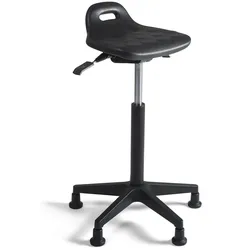 Ergonomische Stehhilfe Stehsitz - 640-900 mm - PU-Sitz - Kunststofffußkreuz 219027
