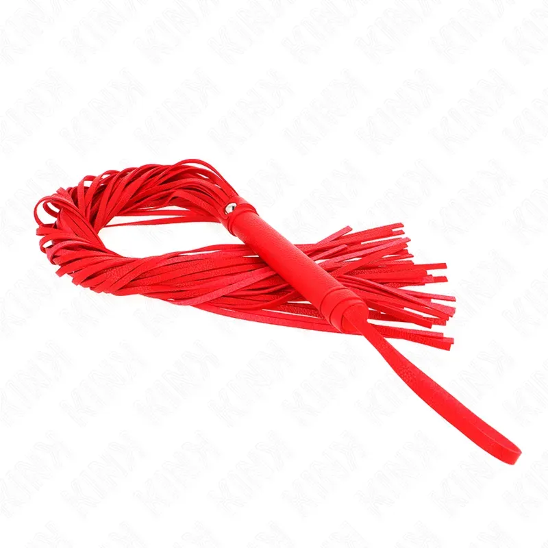 KINK  Rote Weich-PVC-Peitsche 70 cm