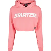 Starter Black Label Cropped Hoodie Pink Grape Fruit M