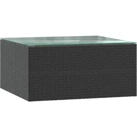 vidaXL Garten-Lounge-Set 5-tlg. schwarz