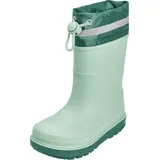 Playshoes Regenstiefel Unisex Kinder Gummistiefel, Grün Stulpe, 35 EU