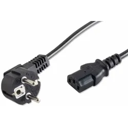 S-IMPULS Kaltgerätekabel, schwarz, 10 m