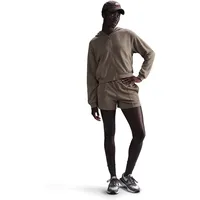 Nike Damen Chll Ft Fz Hdy Jacke, Mink Brown/Sail,