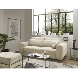 ed exciting design Sitzhocker Barura 84 x 43 x 84 cm Polyester Beige