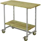 Plus Pflanztisch Urban 77x49x72cm Kiefer Fichte rechteckig