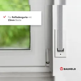 BAUHELD Rollladen Gurtwickler Abdeckplatte 185mm 6 Stück