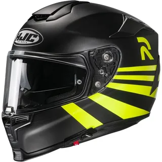 HJC RPHA 70 Stipe Helm, schwarz-gelb, Größe S für Männer