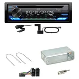 JVC KD-DB922BT Bluetooth DAB USB CD Einbauset für Dacia Logan Sandero bis 2011