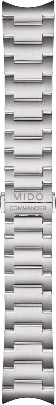 Mido Edelstahl Metall Commander + Commander Ii Stahl Uhrenmetallband, Commander Ii M605014391 - grau,silber