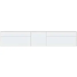 LeGer Home by Lena Gercke Essentials Lowboard 277 cm Weiß MDF/Metall