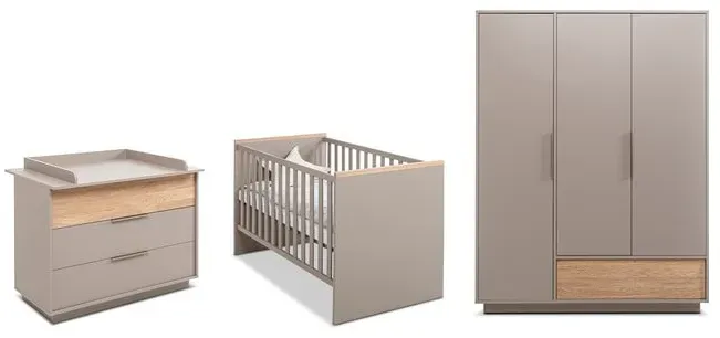 Mäusbacher Babyzimmer-Set Lio 4tlg. Kunststoff Schwarz