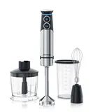 Arendo Edelstahl Stabmixer 1500 Watt vierflügeliges Messer Handmixer Messbecher