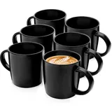 sänger Kaffeetasse 0,35 l Schwarz 6 St.
