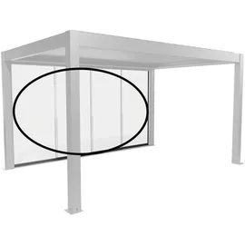 Biohort Glasschiebewand 4,5 m quarzgrau-metallic 4,2 x 0,2349 x 0,09 m Grau