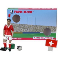 TIPP-KICK Schweiz-Box I Original Set Schweiz-Star-Kicker & Schweiz-Soundchip in der Torwandbox I Figur Spiel I Zubehör