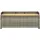 vidaXL Gartenbank mit Stauraum 120 cm Poly Rattan Grau