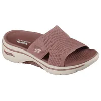 SKECHERS Pantolette »GO WALK ARCH FIT 2.0 SANDAL-«, mit Goga Mat Fußbett Skechers braun
