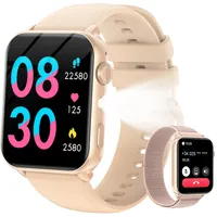 Smartwatch Damen mit 6 Tage Akku Wasserdicht Menstruation Kalorie Schritte
