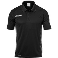 Uhlsport Score Poloshirt, schwarz/Weiß, s