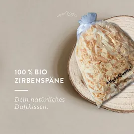 ‎allgäuquelle naturprodukte gmbh AllgäuQuelle Zirben-Säckchen mit 100% Bio-Zirbenspäne. Natürliches Duftkissen Duftsäckchen naturrein und biologisch.