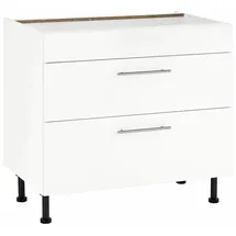 WIHO KÜCHEN Kochfeldumbauschrank Ela 90 x 58 x 86,5 cm Weiß