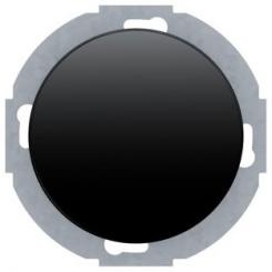 Universal-Drehdimmer-Nebenstelle mit Softrastung und Regulierknopf (schwarz, glänzend)