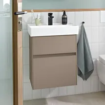 Villeroy & Boch V&B Waschtischunterschrank Collaro 46x54,6x37,4cm, WT mittig, taupe