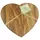 Berard Herz Schneidebrett Massivholz 1 27 x 28 cm Beige