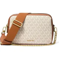 Michael Kors Bryant Umhängetasche Canvas Beige/Weiß