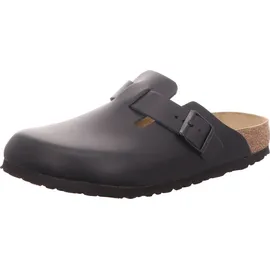 Birkenstock Boston Naturleder schmal schwarz 46