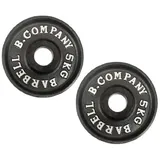 Profi Olympia Hantelscheiben 50/51mm / 2 x 5,0 Kg Hantelscheiben Guss