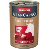 Animonda 24 x 400 g Animonda GranCarno Adult Single Protein Rind Pur Hundefutter nass