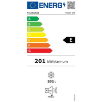 Tronitechnik Gefriertruhe Kühltruhe Borgar Pro mit 2In1 Gefrier- und Kühlfunktion, 210 Liter 223Kwh/Jahr, Led-Licht