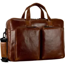LEONHARD HEYDEN Porto Aktentasche Leder 39 cm braun