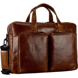 LEONHARD HEYDEN Porto Aktentasche Leder 39 cm braun
