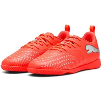 Puma Future 9 Play Hallenschuhe Kinder Glowing Red/White/Black 34