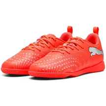 Puma Future 9 Play Hallenschuhe Kinder Glowing Red/White/Black 34