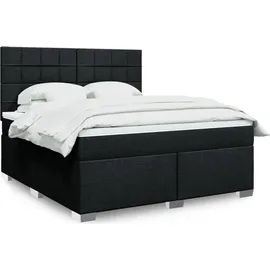 vidaXL Boxspringbett 180 x 200 cm Schwarz