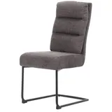 Schwingstuhl  Tamme , grau , Maße (cm): B: 43 H: 99 T: 62.0