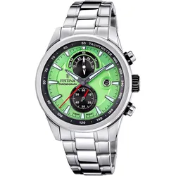 Festina Herren Armbanduhr Timeless Chronograph F20694/3 Edelstahl