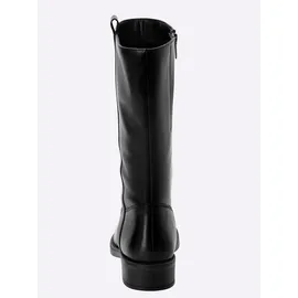 sheego Weitschaftstiefel Damen Schwarz 43